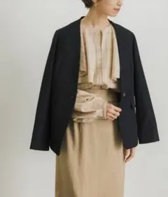 アーバンリサーチ ノーカラージャケット URBAN RESEARCH