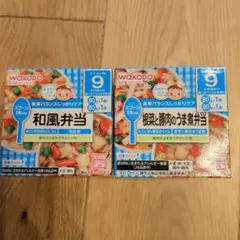 和光堂　離乳食2種セット（9ヶ月以上）