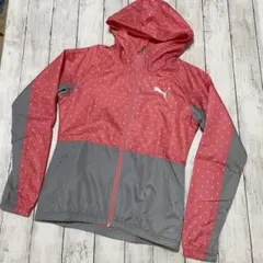 PUMA ドット柄 ウィンドブレーカー S
