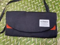 CORDURA  mielstショルダーバッグ　黒&オレンジのサムネイル