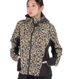 【PUMA / プーマ】吸水速乾 レオパードフルジップ ウーブンクロスジャケット