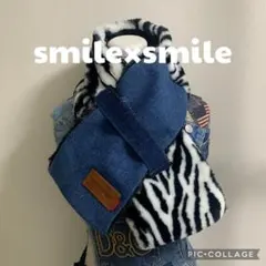 【今期ラストセール】⭐️デニムリメイク☆マフラー⭐️