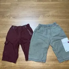 papp 140サイズ 半ズボン ポケット付き　男の子　2着セット