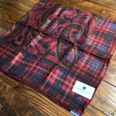 未使用 希少！80s ピエールバルマン 透け感 高級シルクスカーフ ビンテージ