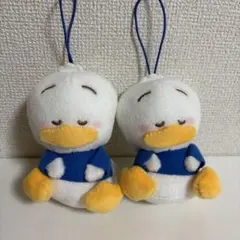 あひるのペックル ぬいぐるみストラップ 2個セット