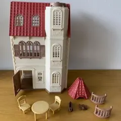 シルバニアファミリー 赤い屋根のエレベーターのあるお家