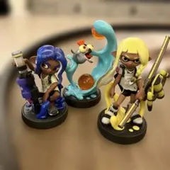 スプラトゥーン アミーボ　3体セットフィギュアセット　初期化済み