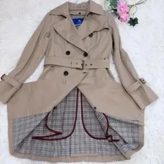 ✨超美品✨ バーバリーブルーレーベル トレンチコート ノバチェック 40