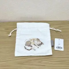 ito& 巾着袋 猫 刺繍
