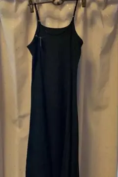 キャミワンピ 黒 タグ付き