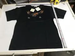 RELEF 綿100% 半袖刺繍入りTシャツ M〜Lサイズ　新品　★1964Z
