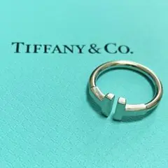 Tiffany & Co. Tワイヤーリング18Wホワイトゴールド
