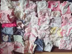 クーラクール♡80・90春・夏服　35点まとめ売り　長袖　うさ耳　レース　半袖