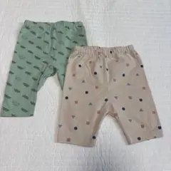 七分丈レギンス 80cm 2枚セット