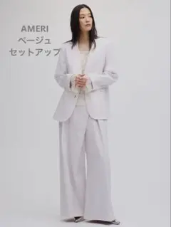 AMERI DRY TWILL COLLARLESS ジャケットセットアップ