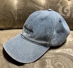 カルバンクライン　モノグラムロゴエンブロイダリーデニムキャップ