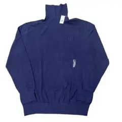 GAP ギャップ 新品未使用 ハイネック セーター 刺繍ロゴ ネイビー タグ付き