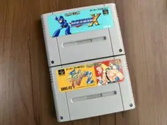 ロックマンX ファイナルファイト2　スーパーファミコン　メンテナンス済　訳アリ品
