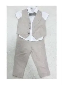 H&M フォーマルスーツ 90 男の子 4点セット 入園式 結婚式 セットアップ