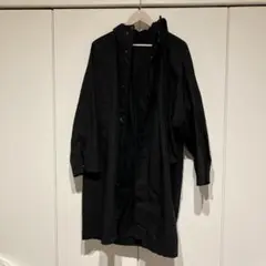 UNIQLO U フーデッドコート ブラック L