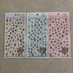 ボンボンドロップシールミニ 正規品 しずくちゃん3枚セット
