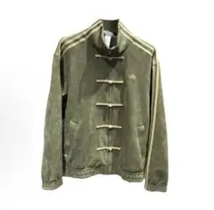 海外限定XS Adidas チャイナトラックジャケット グリーン　KT3847