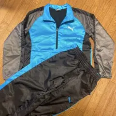 PUMA ジャージ上下セット 青黒