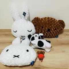 ミッフィー ボリス フェイククッション チャーム 犬 ぬいぐるみ