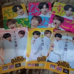 meiji galbo 中島健人菊池風磨クリアファイル 下敷き6枚セット