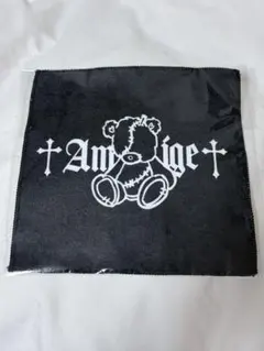 Amilige【アミリージュ】非売品 ノベルティ ハンカチ ブラック ベア