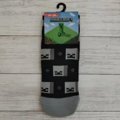 Minecraft　マインクラフト　スケルトン柄　靴下 19-24cm　マイクラ