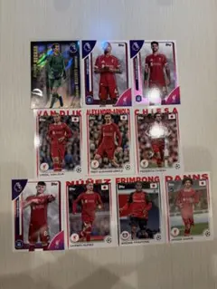 topps リバプール プレミアリーグ セット