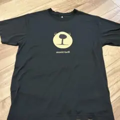 mont-bell クマイラスト Tシャツ L ブラック