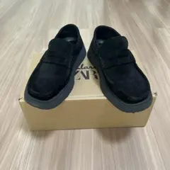Clarks×ZARA レザーローファー