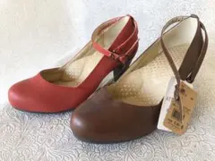 【定価￥6589】レディース 靴 パンプス ヒール ストラップ かわいいのサムネイル