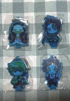 鬼滅の刃 炭治郎・禰豆子・善逸・獪岳 ここみえセット