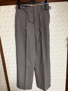 IÉNA LA BOUCLE チェックパンツ ブラウン系のサムネイル
