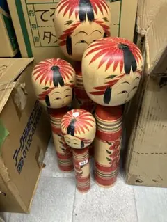 伝統こけし 4体セット 木工芸品のサムネイル
