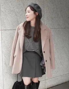 最終価格　完売　新品　ココディール　シャギーオーバーテーラードジャケット