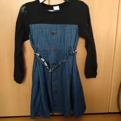 love　FARМY　デニムワンピース　130