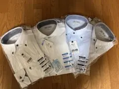 ボタンダウン長袖シャツ4枚セット