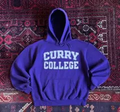 champion カレッジロゴ プルオーバー パーカー パープル L