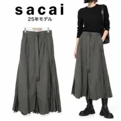 未使用☆sacai｜定価7万 プラダを着た悪魔 ナイロンツイルスカート