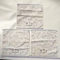 【新品　汚れあり】ROYAL COPENHAGEN 花柄ハンドタオル3枚セット