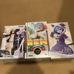 新品未開封！Re:ゼロ フィギュア 3体セット