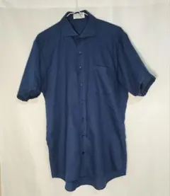 ORIHICA ネイビー 半袖シャツ Lサイズ
