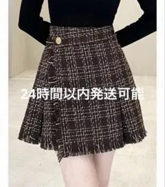 RESEXXY ツイードラップミニスカート