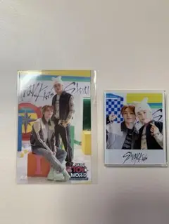Stray Kids SKZ TO WORLD カードとマグネット
