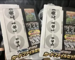 ブラックボルト・ホワイトフレア カードファイルセット　２個セット