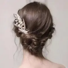 成人式 卒業式 袴　結婚式　かんざし 振袖 髪飾り　高見えつまみ細工髪飾り